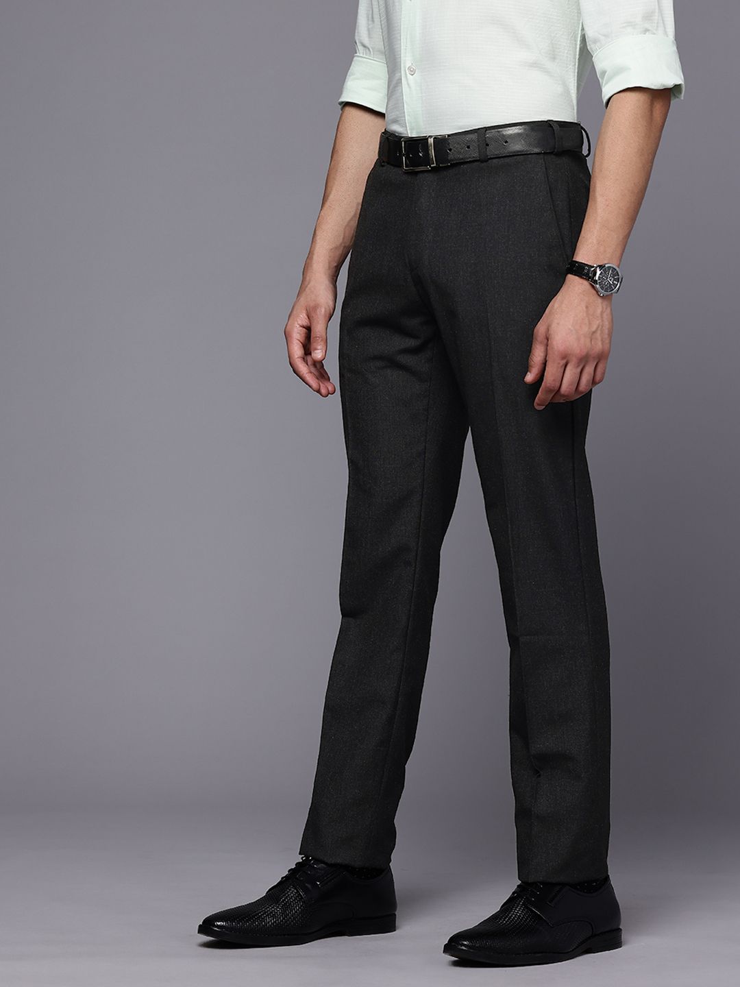 Raymond Men Slim Fit Formal Trousers