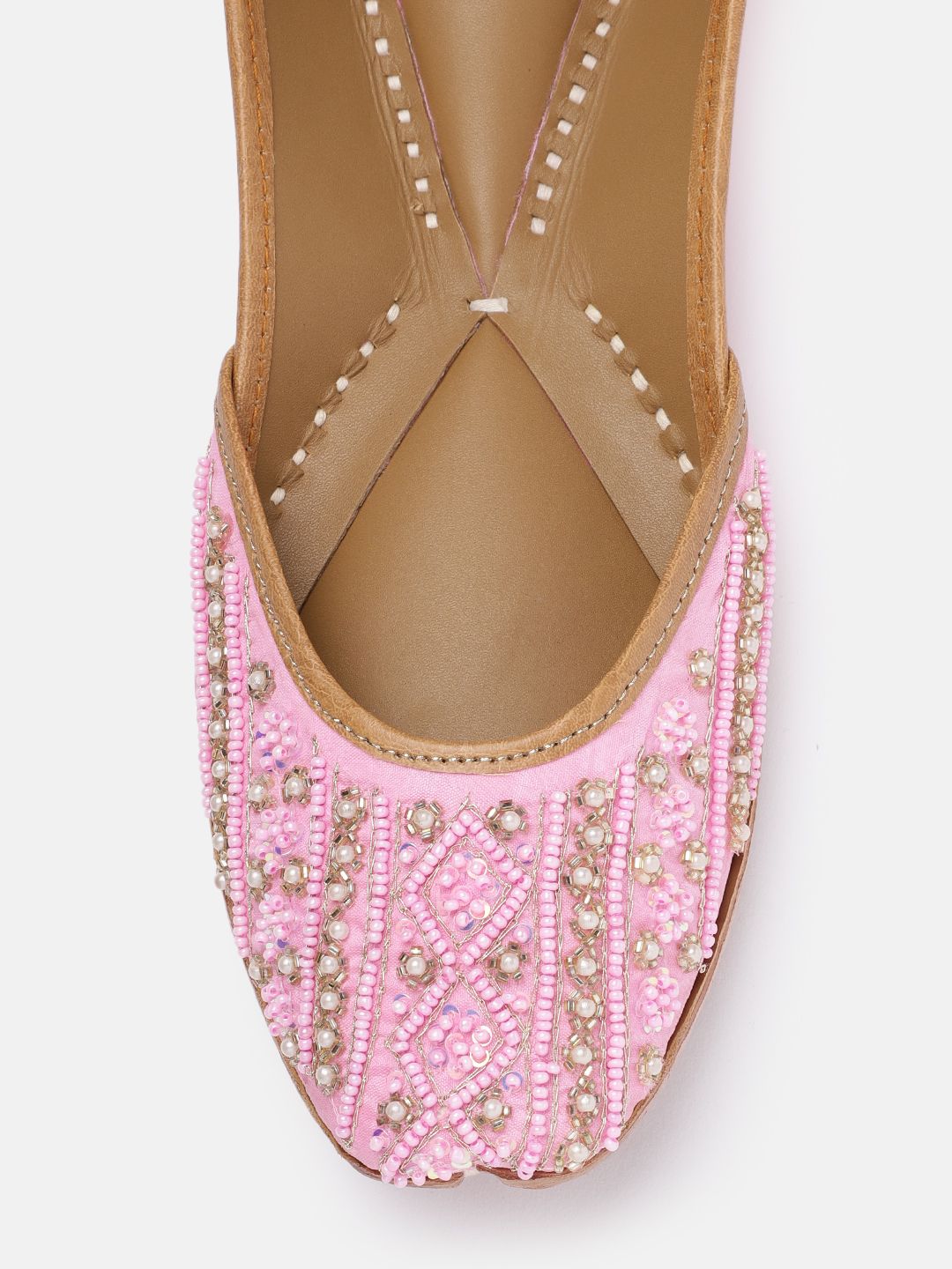House of Pataudi Women Embellished Ethnic Mojaris