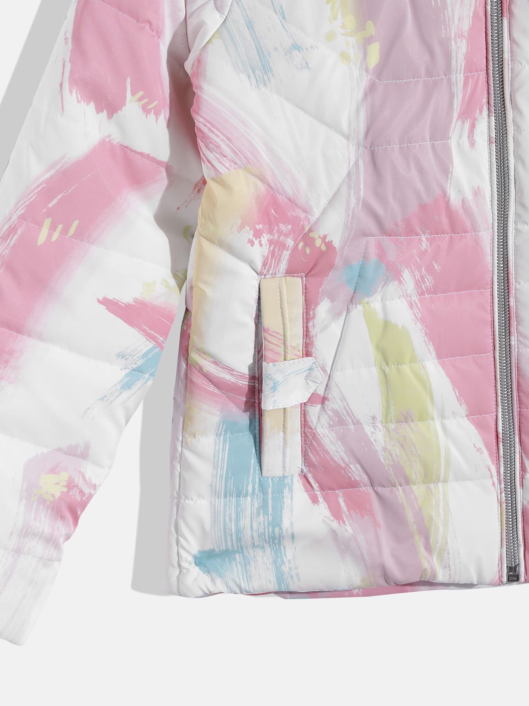 Monte Carlo Kids Girls Abstract Printed Padded Jacket