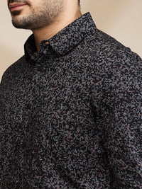 Being Human Men Slim Fit Floral Opaque Printed Casual Shirt