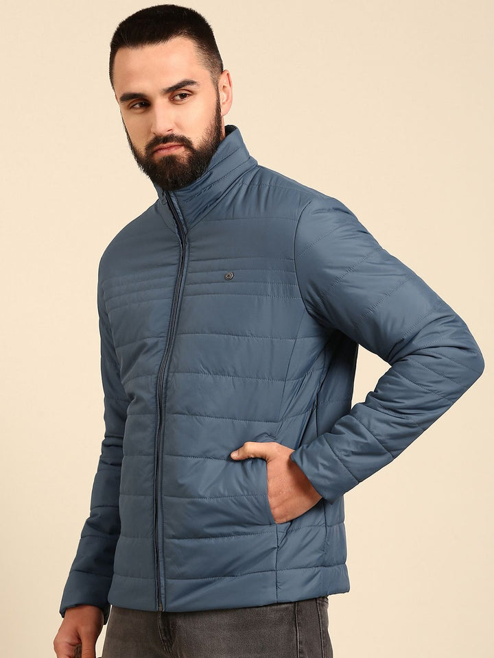 Being Human Mock Collar Padded Jacket