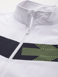 HRX by Hrithik Roshan Striped Rapid-Dry Running Tracksuit