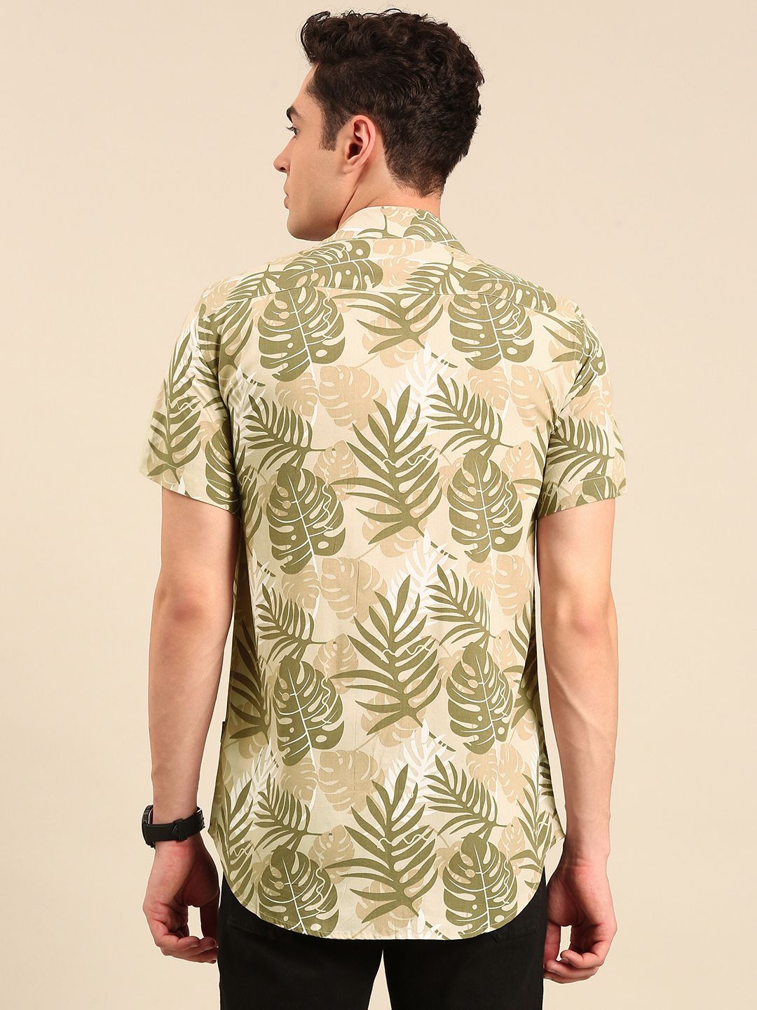 Being Human Tropical Printed Slim Fit Casual Shirt