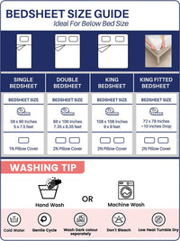 URBAN SPACE King Fitted Bedsheet Set