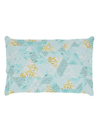 Story@home Blue 180 TC Single Bedsheet with 1 Pillow Cover