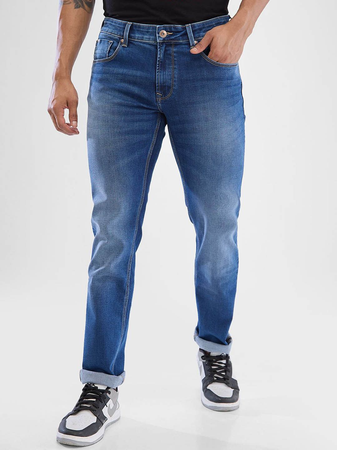 SPYKAR Men Mid Rise Stretchable Clean Look Jeans