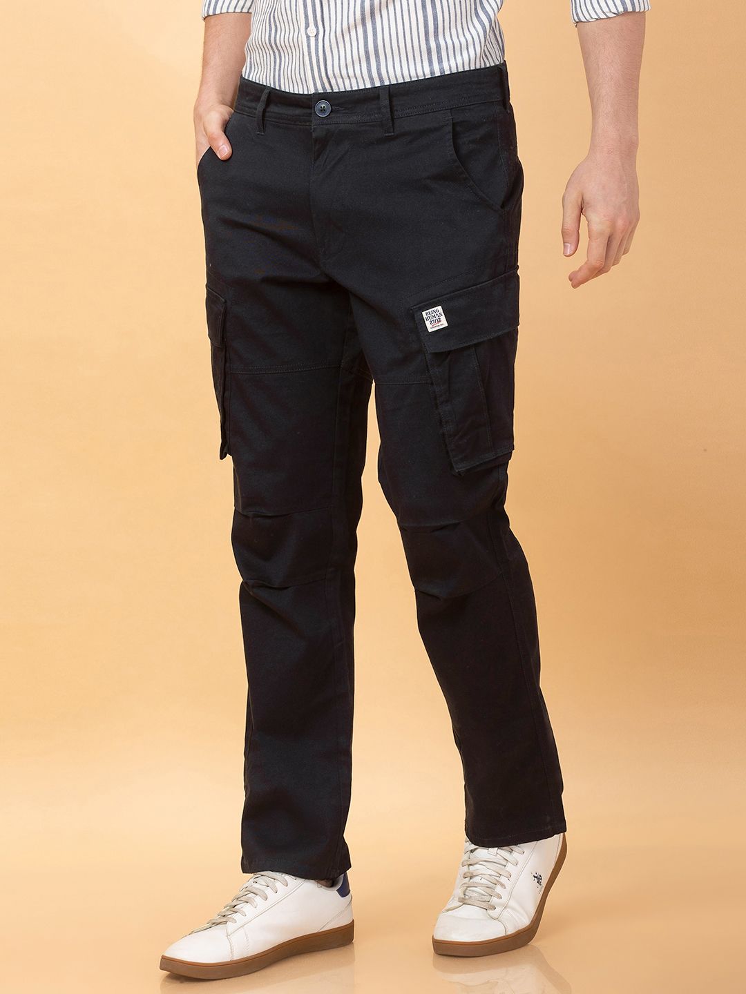 Being Human Men Easy Fit Cargos Trousers