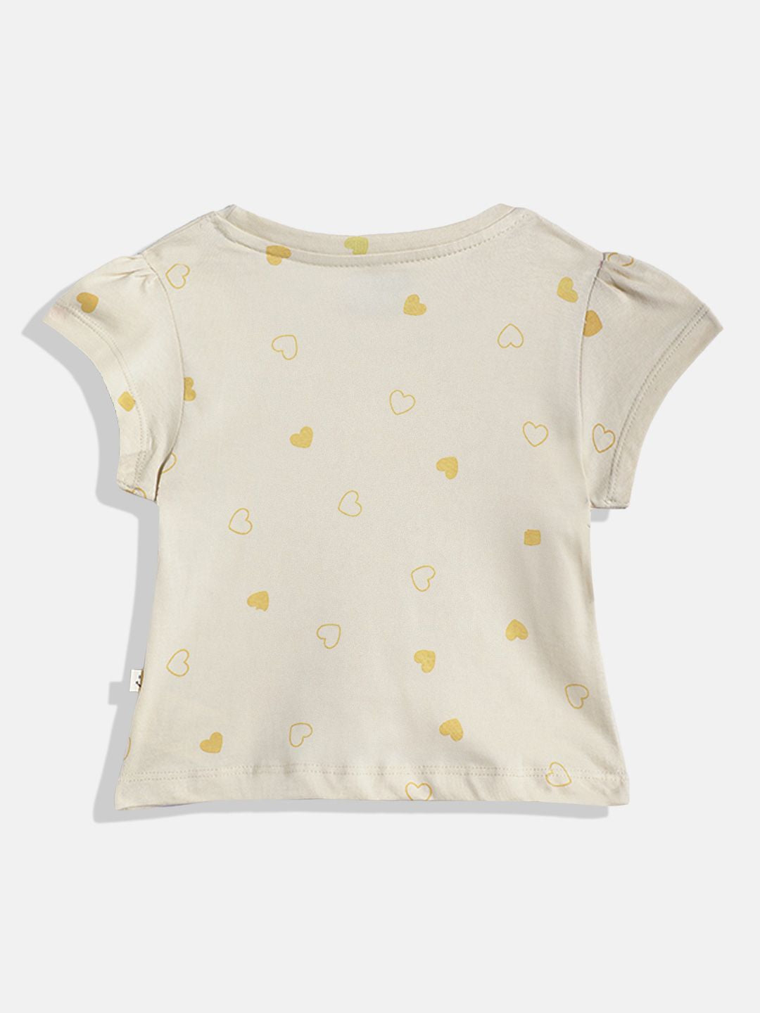 Happy Faces Girls Typography & Conversational Printed Pure Cotton T-shirt