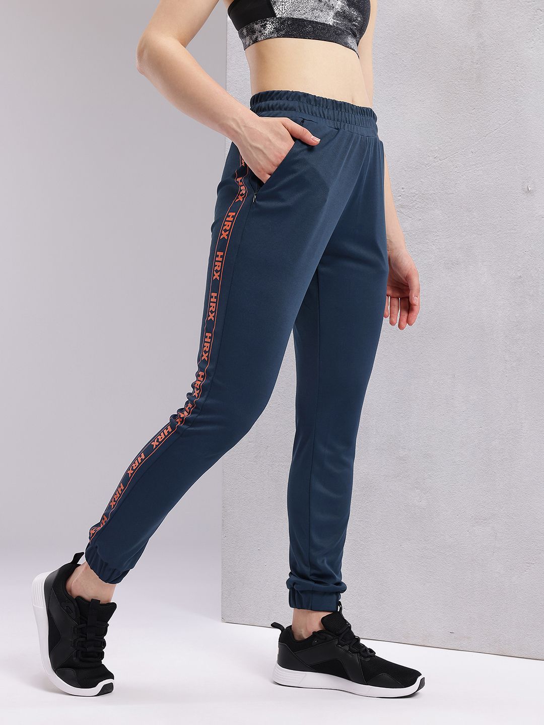 HRX by Hrithik Roshan Women Side Print Training Joggers