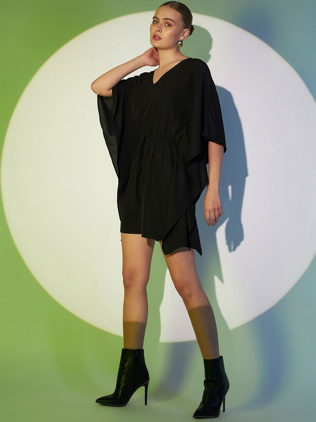 Berrylush V-Neck Gathered Playsuit