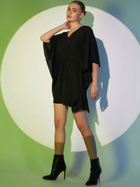 Berrylush V-Neck Gathered Playsuit