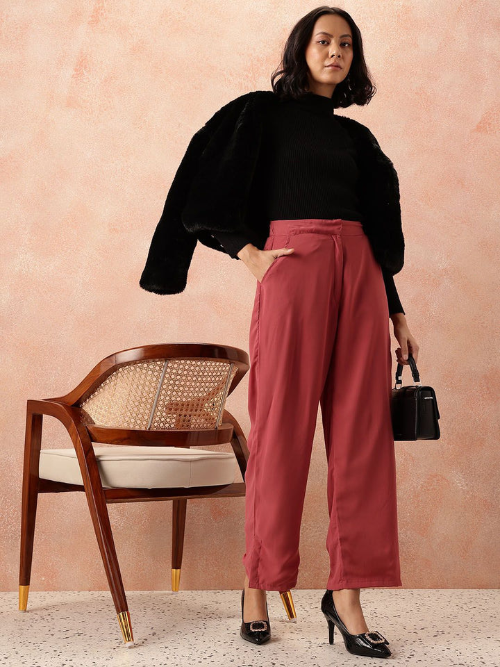 all about you Women High-Rise Trousers