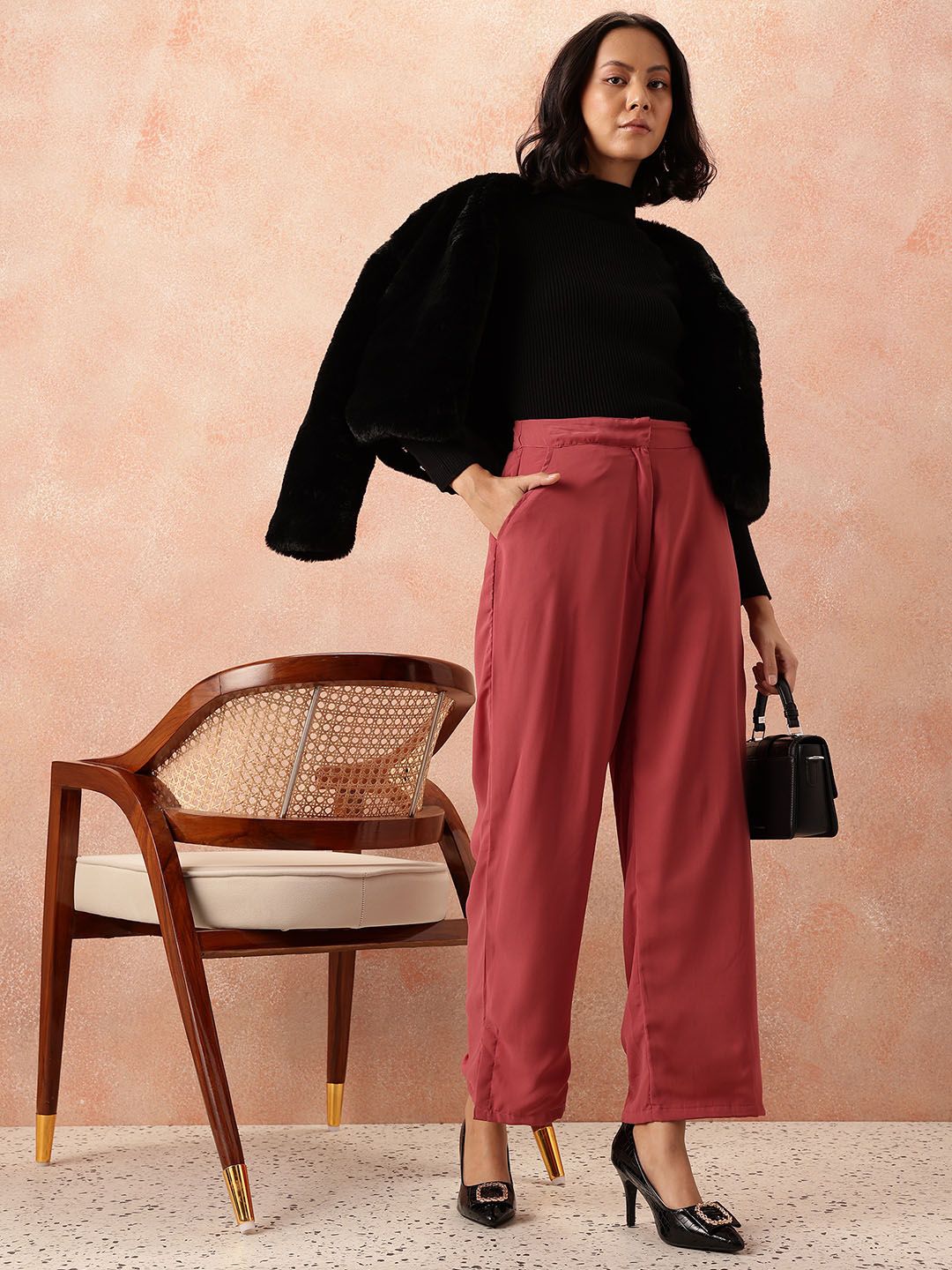 all about you Women High-Rise Trousers