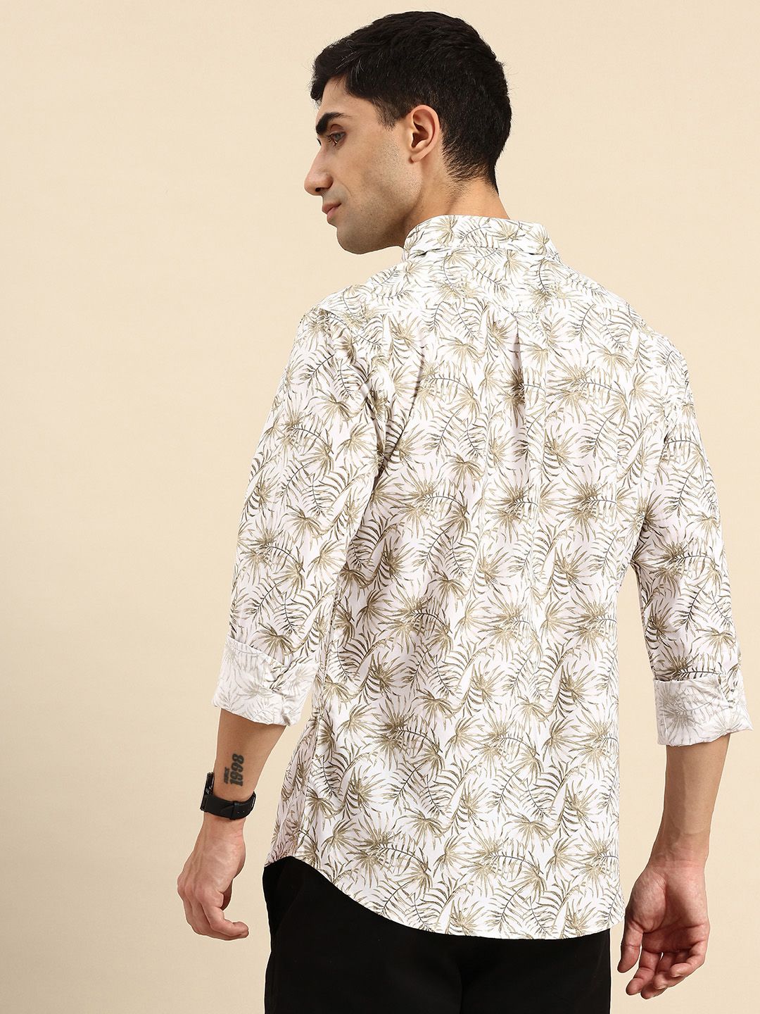 Being Human Tropical Printed Pure Cotton Casual Shirt