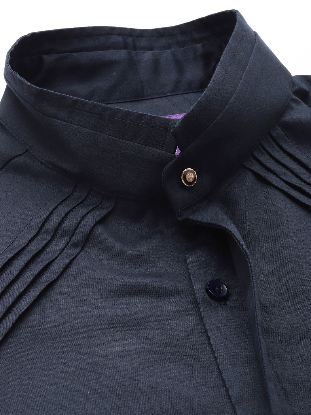 House of Pataudi Embroidered Pure Cotton Opaque Party Shirt