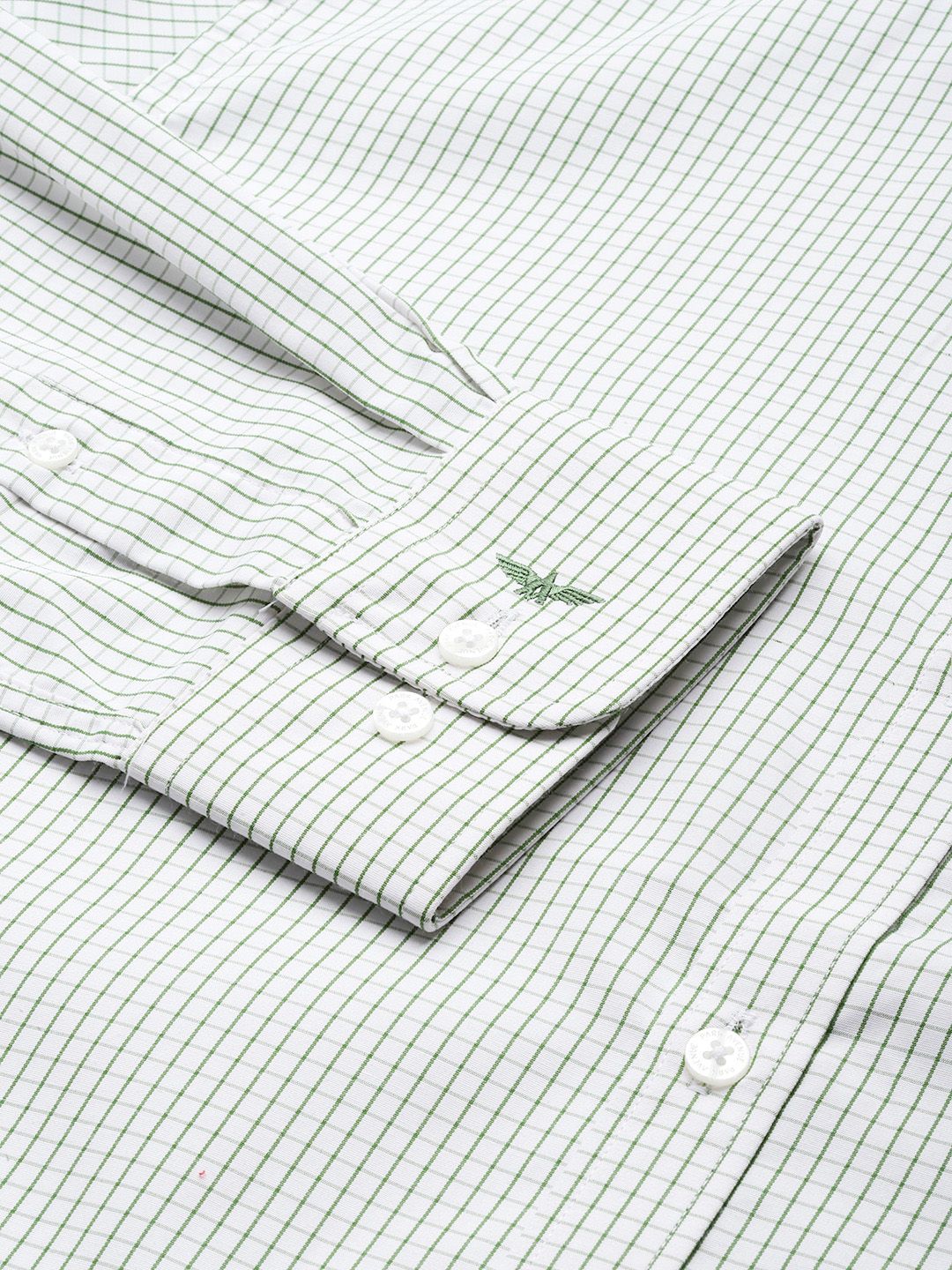 Park Avenue Slim Fit Checked Formal Shirt