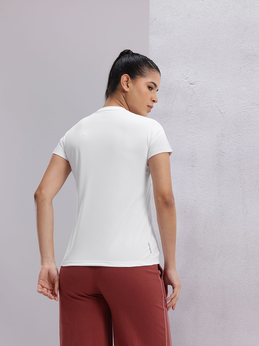 HRX by Hrithik Roshan Women Printed Rapid-Dry Training T-shirt