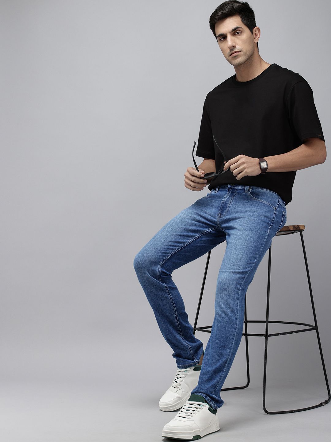 SPYKAR Men Light Fade Stretchable Jeans
