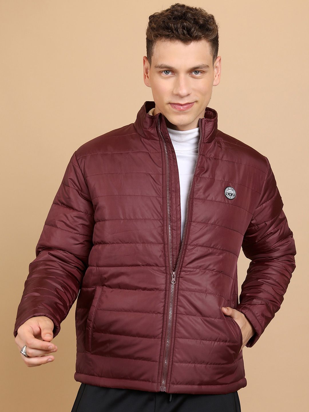 HIGHLANDER High Neck Long Sleeves Puffer Jacket