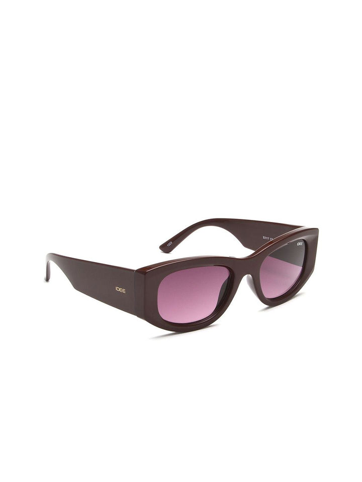 Idee Wanita Cermin mata hitam bujur dengan lensa lensa UV IDS3117C3SG