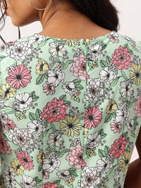 DressBerry Flaunt Your Floral Fetish A-Line Gathers Mini Dress