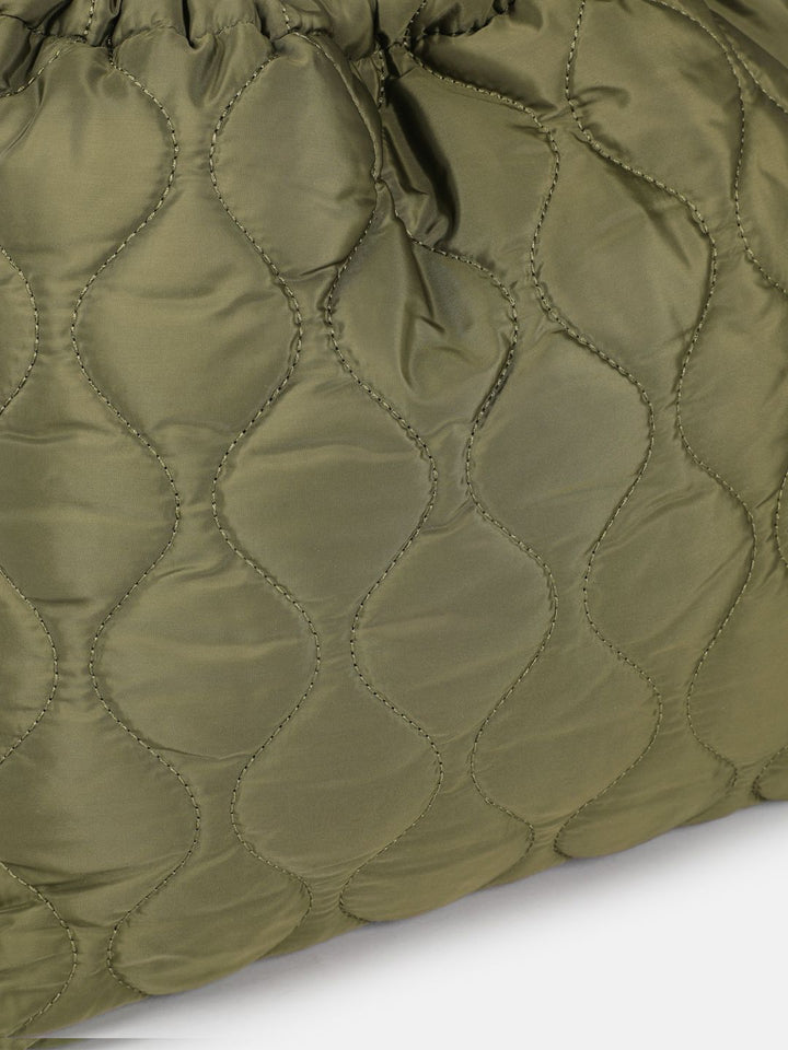 DressBerry Structured Quilted Shoulder Bag with Pouch