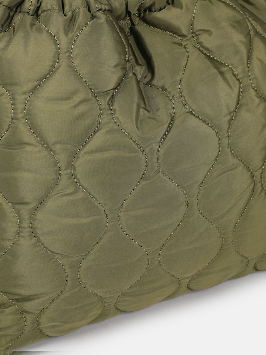 DressBerry Structured Quilted Shoulder Bag with Pouch