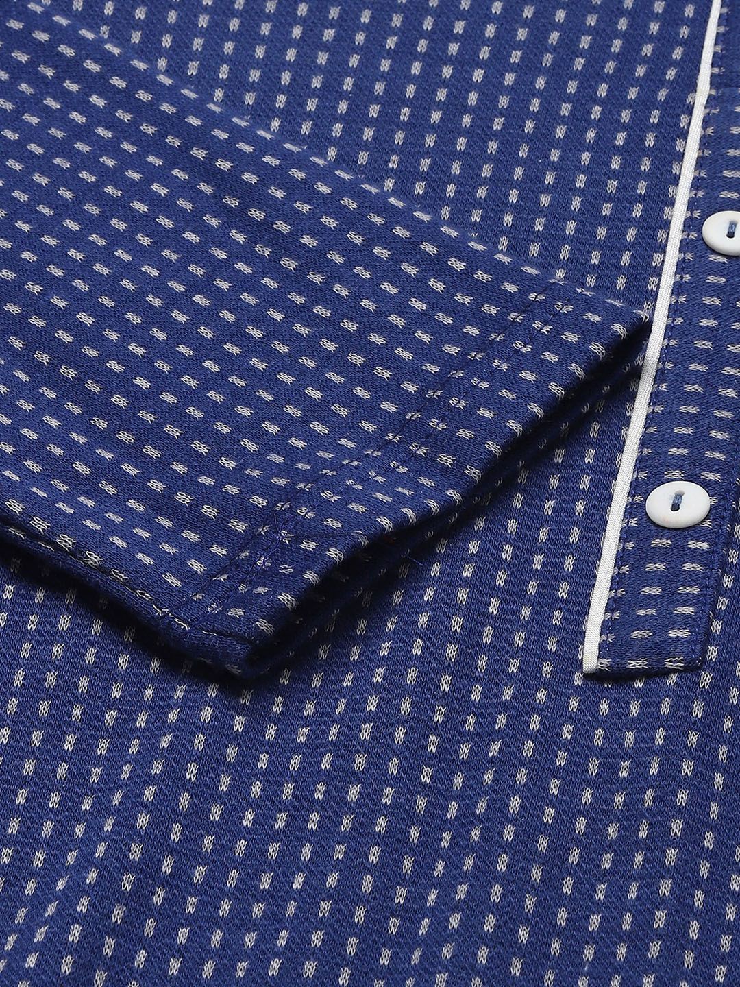 AURELIA Women Blue & White Checked Kurta
