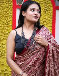KALINI Geometric Printed Saree