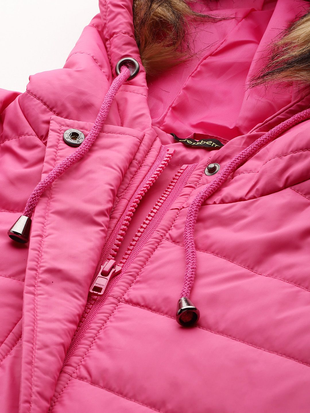 DressBerry Hooded Longline Padded Jacket