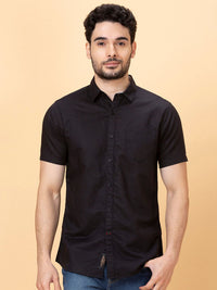 Being Human Spread Collar Slim Fit Cotton Casual Shirt
