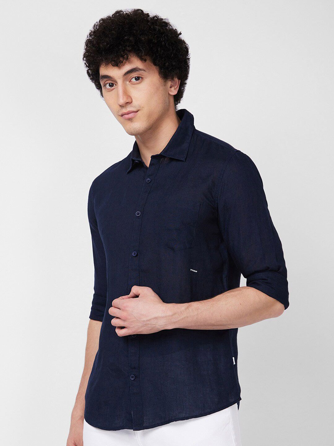 SPYKAR Linen Casual Shirt