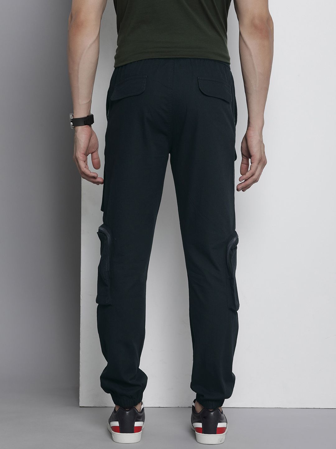The Indian Garage Co Men Cotton Cargos Trousers