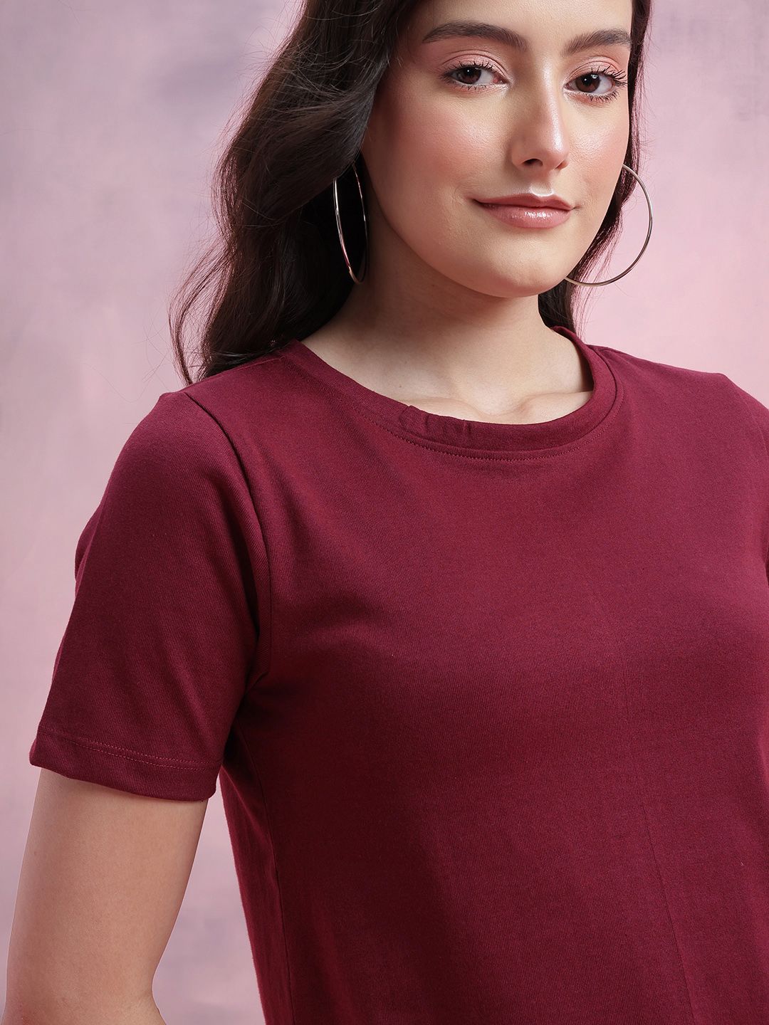 DressBerry Women Solid T-shirt