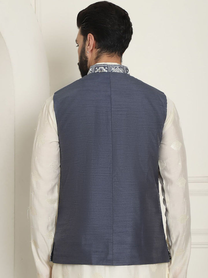 SOJANYA Jaket Nehru Sulam Lelaki