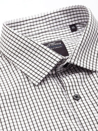 Park Avenue Slim Fit Grid Tattersall Checked Easy Care Formal Shirt