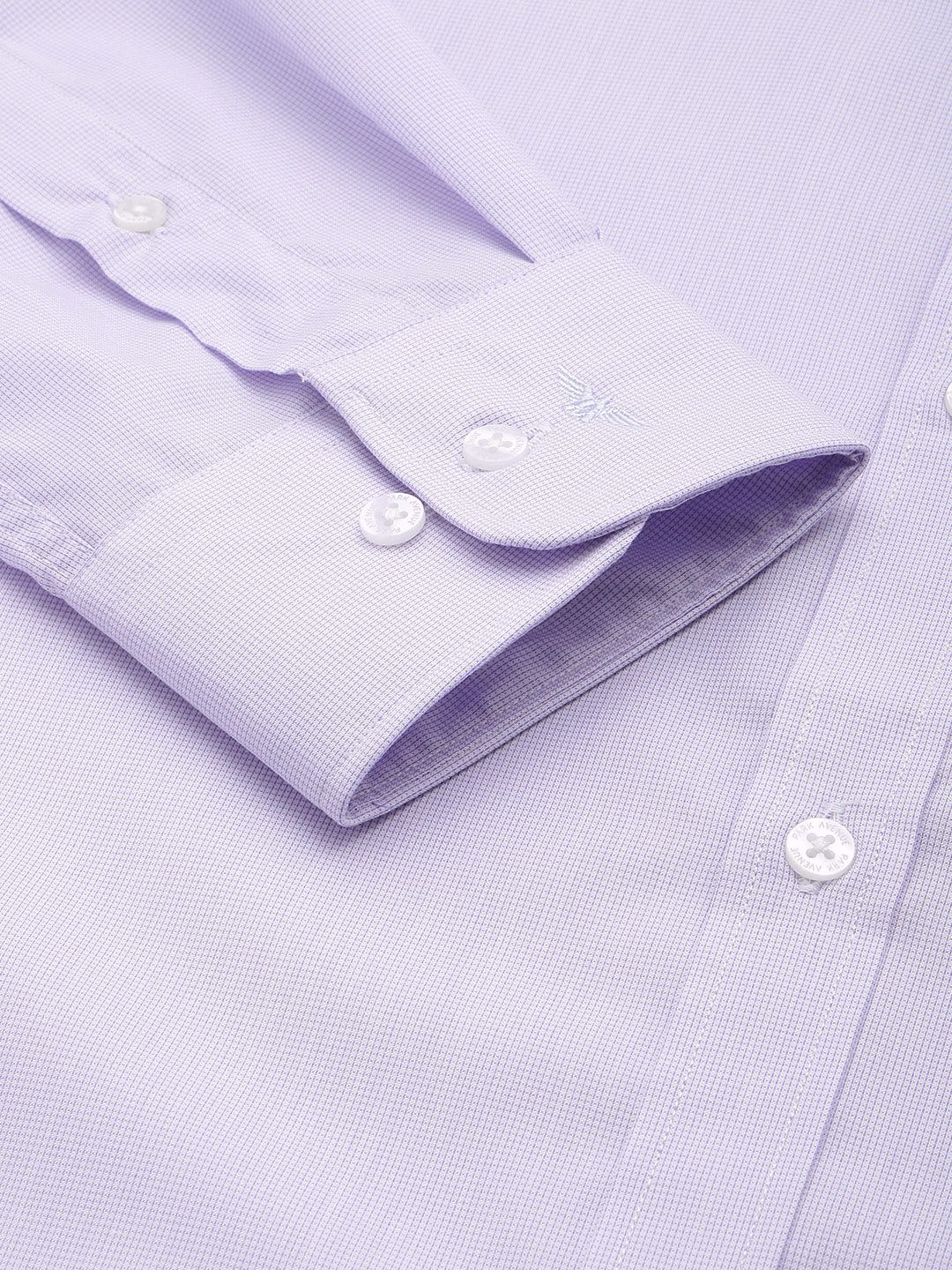 Park Avenue Slim Fit Textured Self Design Formal Shirt