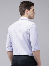 Park Avenue Slim Fit Vertical Stripes Formal Shirt