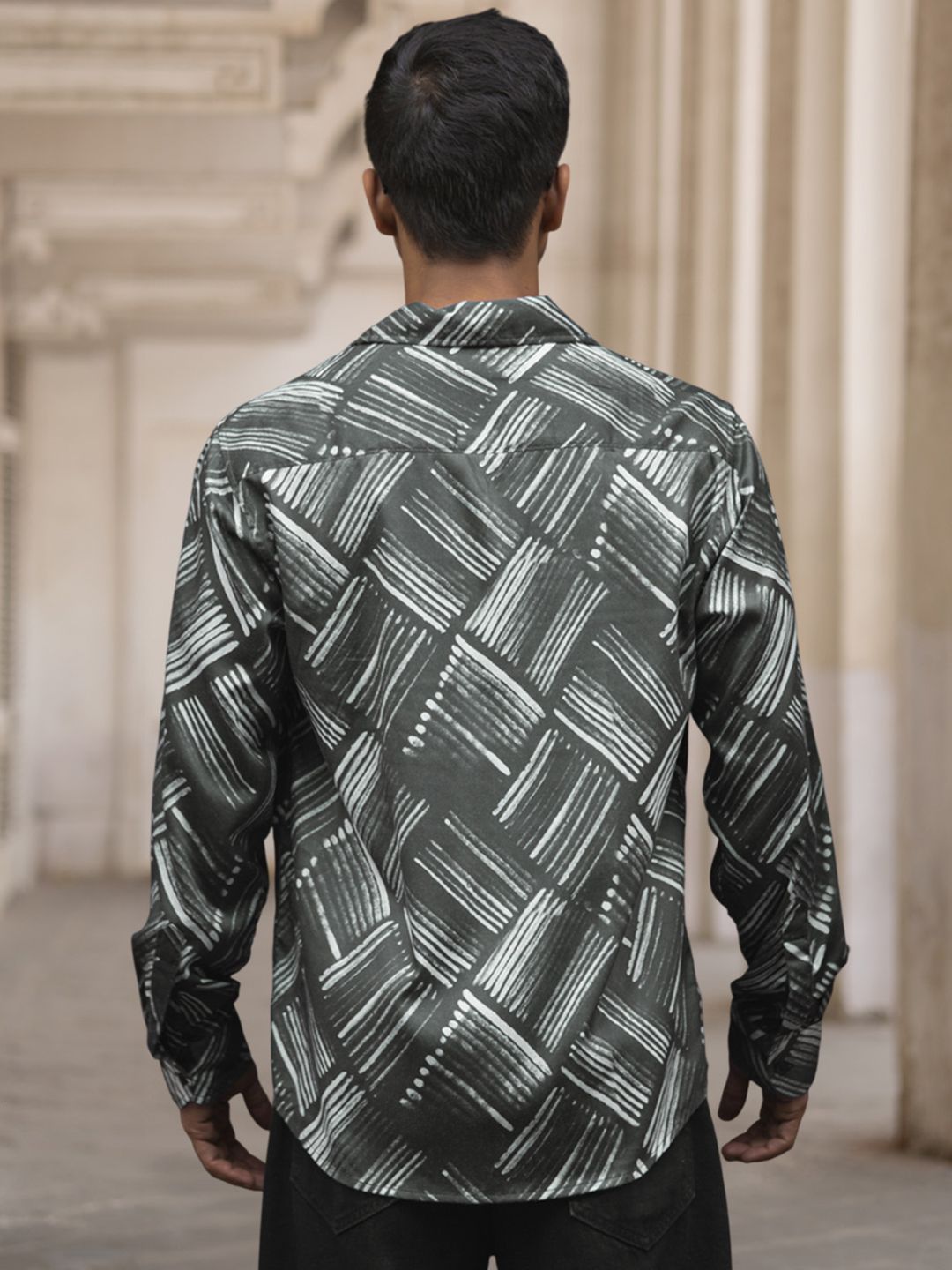 Powerlook Men Opaque Printed Casual Shirt