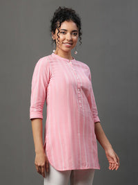 AURELIA Striped Pure Cotton Kurti