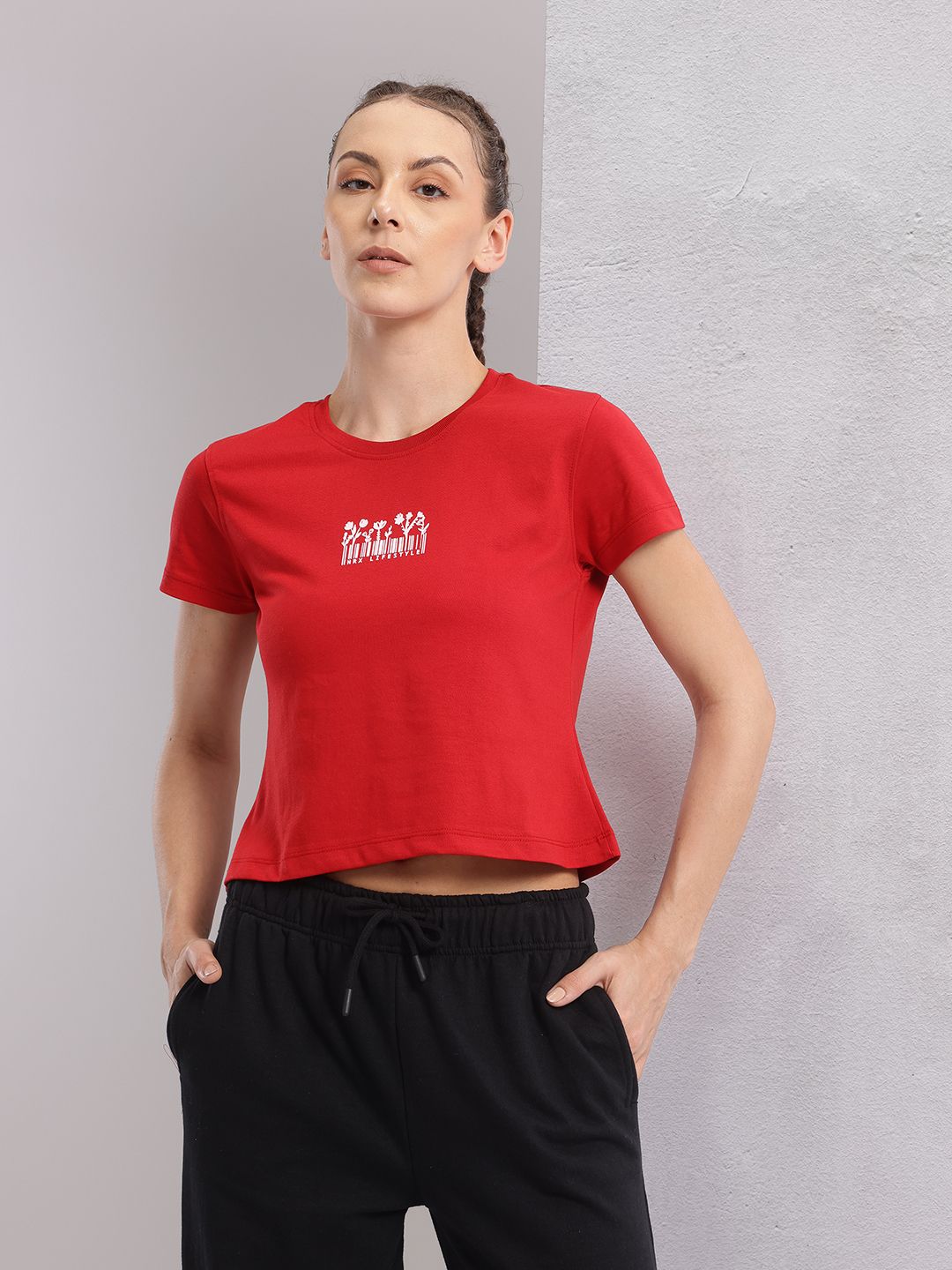 HRX by Hrithik Roshan Women Typography Printed T-shirt
