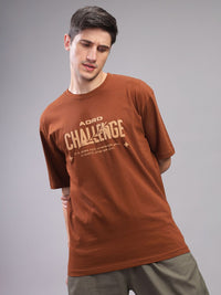 ADRO Men Typography Printed Pockets T-shirt