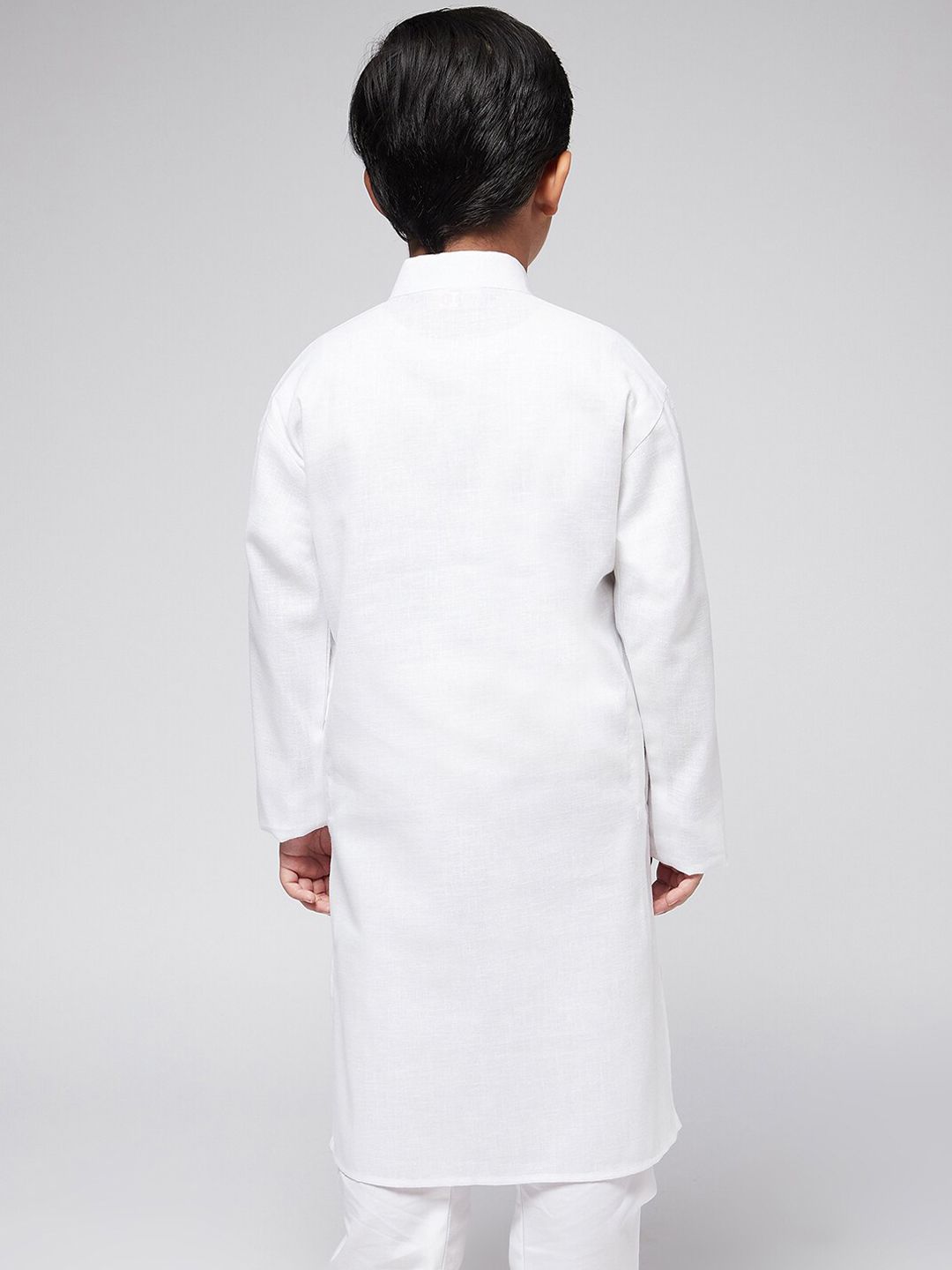 SOJANYA Boys White Chikankari Kurta
