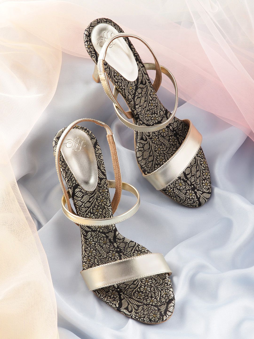 House of Pataudi Strappy Slim Heels