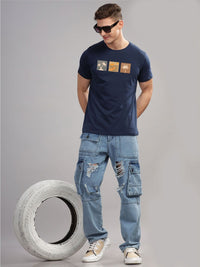 ADRO Men Printed T-shirt