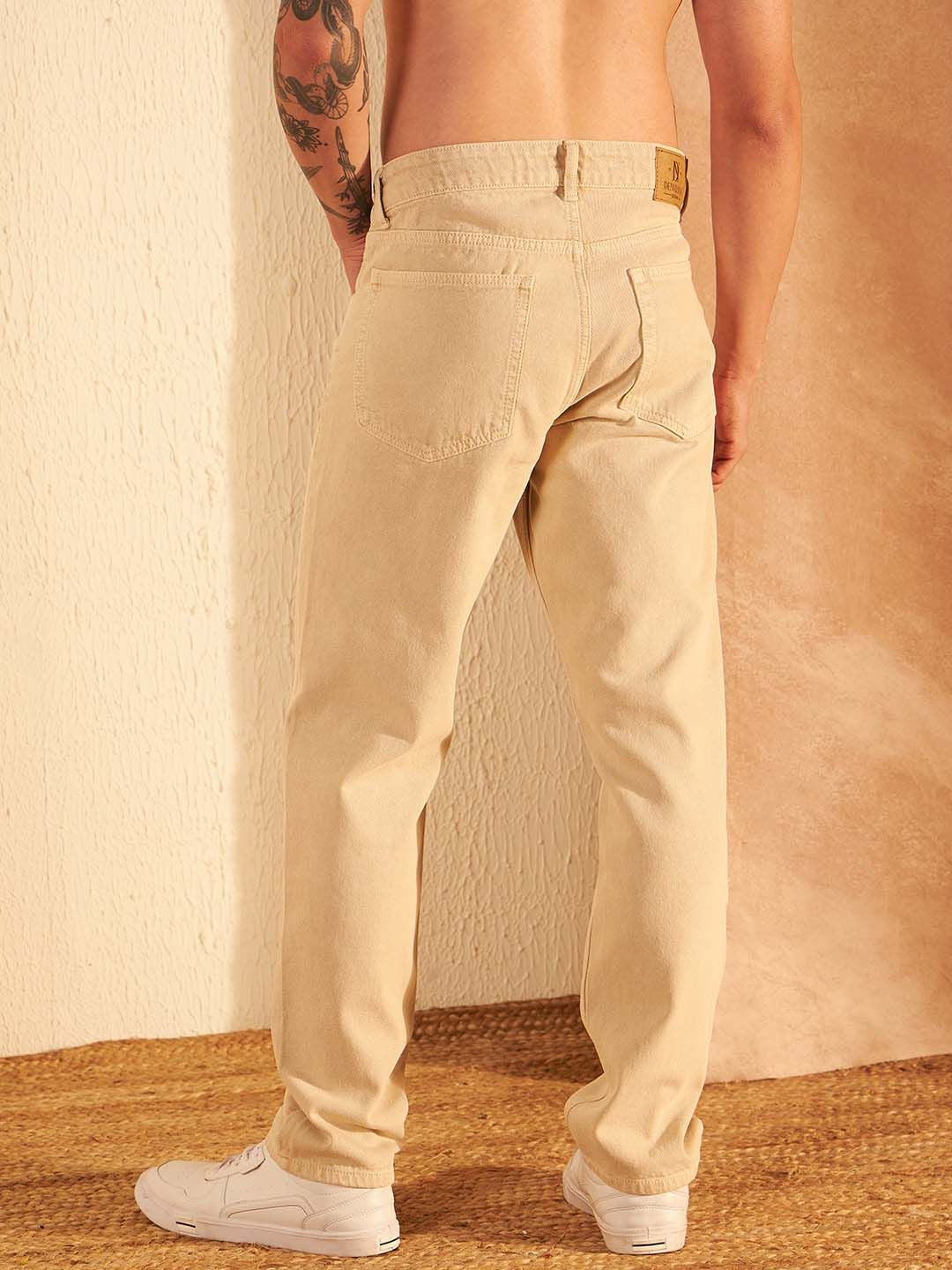 DENNISON Men Comfort Baggy Fit Non Stretchable Cotton Jeans