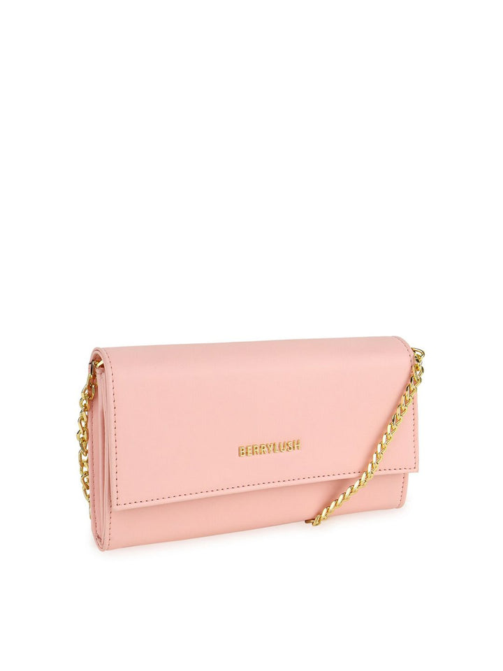 Berrylush Pink Structured Slling Bag