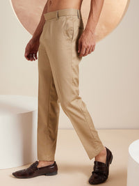 DENNISON Men Smart Tapered Fit Easy Wash Trouser