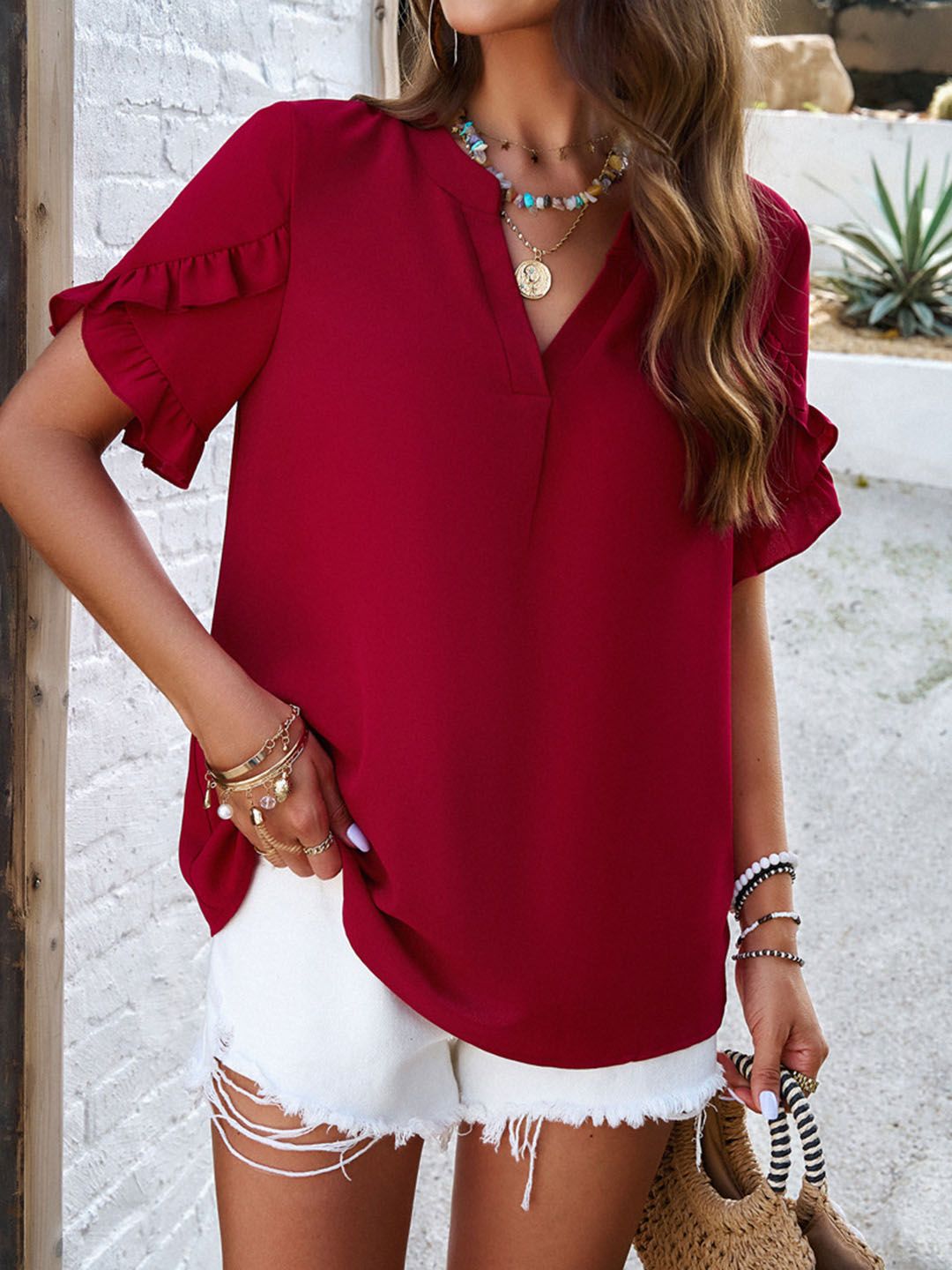 all about you Bell Sleeve Top