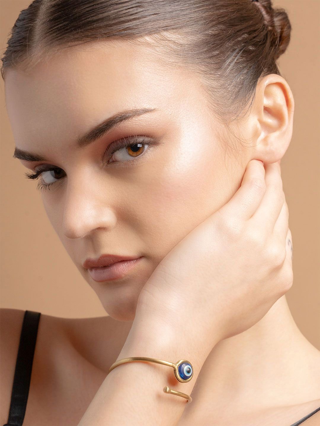 VOGUE PANASH Gelang Cuff Bersalut Emas